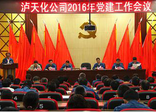 瀘天化公司召開2016年度黨建工作會
