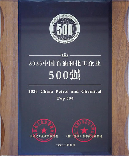 瀘天化股份公司榮登“2023中國石油和化工企業(yè)500強”榜單