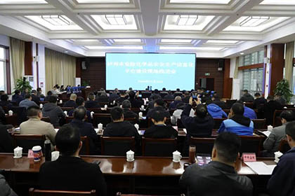 瀘天化股份公司參加市危險(xiǎn)化學(xué)品安全生產(chǎn)信息化平臺(tái)建設(shè)現(xiàn)場(chǎng)推進(jìn)會(huì)并作匯報(bào)發(fā)言